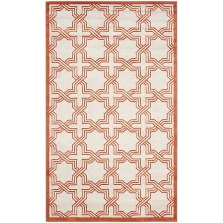 Safavieh 2 ft.-6 in. x 4 ft. Amherst Power Loomed Accent Area RugIvory & Orange AMT413F-24